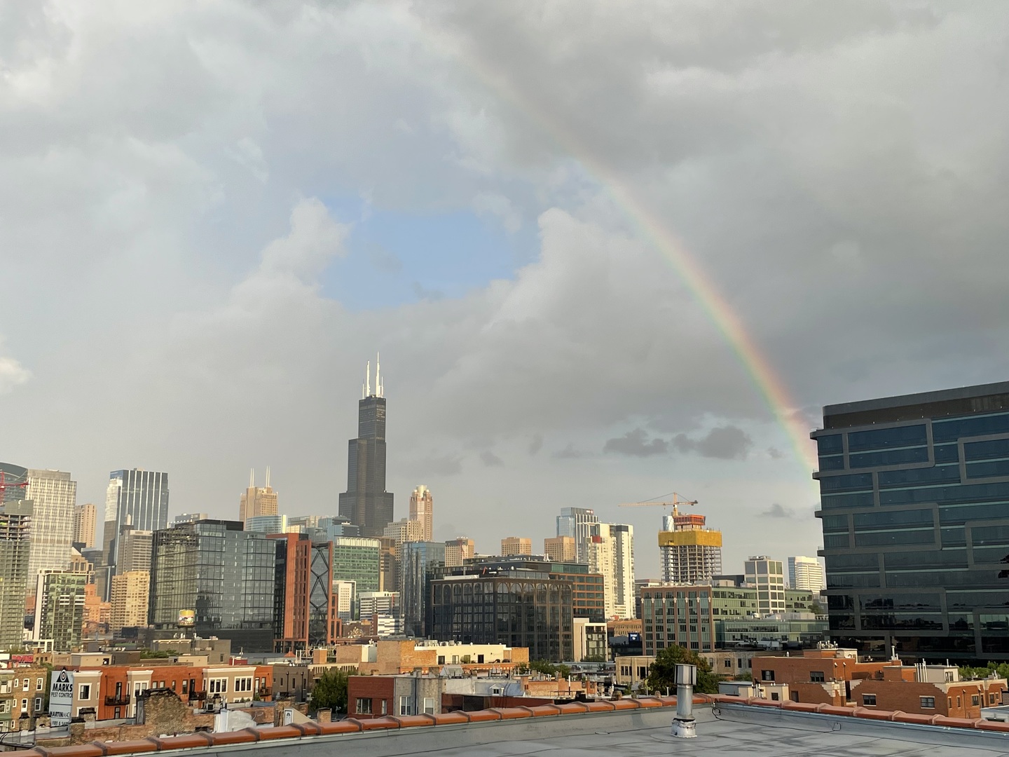 1147 West Ohio Street, Unit 201 Chicago, IL 60642 - Photo 53 of 54 a city view with lot of high rise buildings