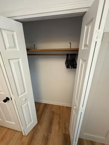 a view of walk in closet