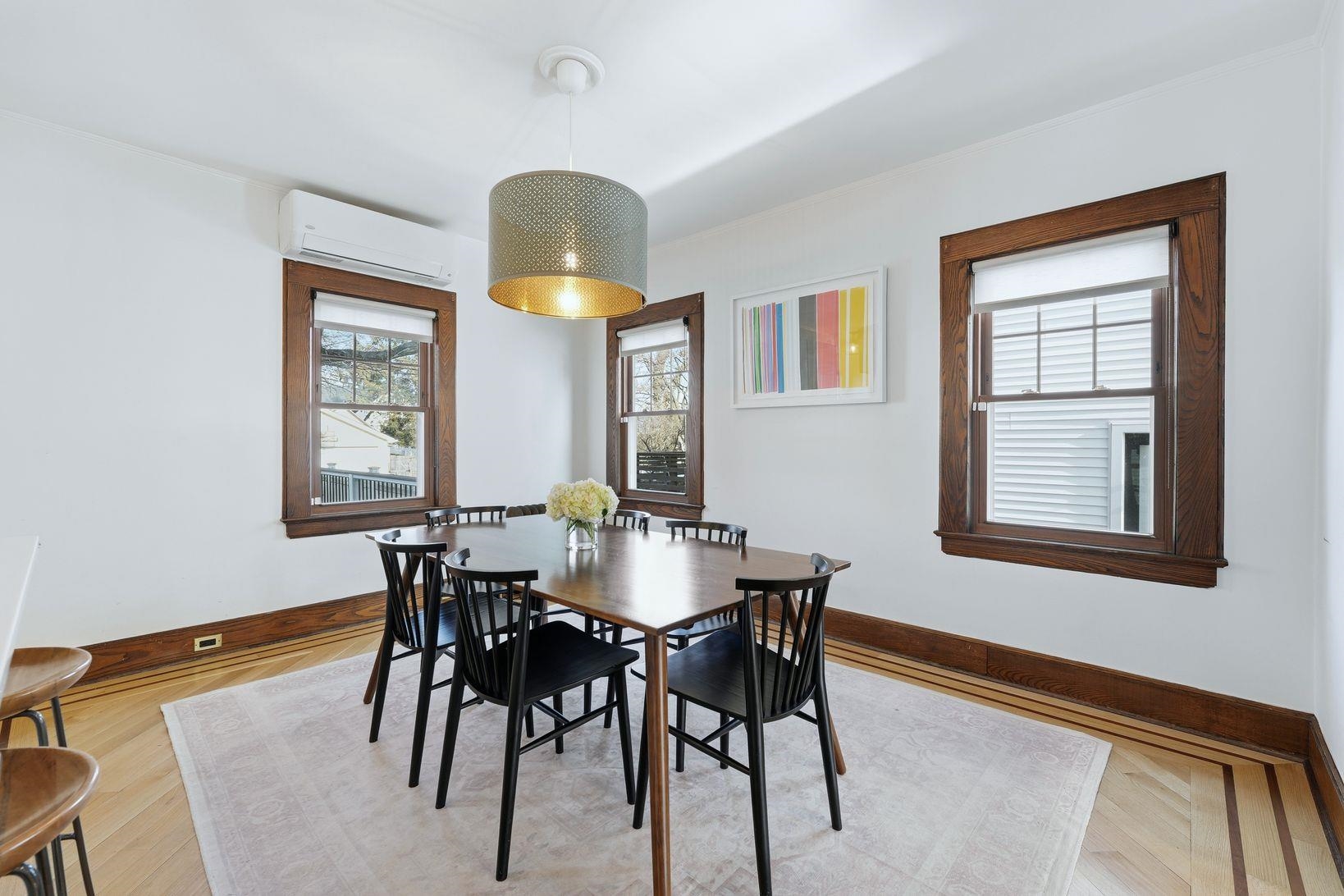 32 Dodd Street Montclair, NJ 07042 - Photo 10 of 36 a view of a dining room with furniture and wooden floor