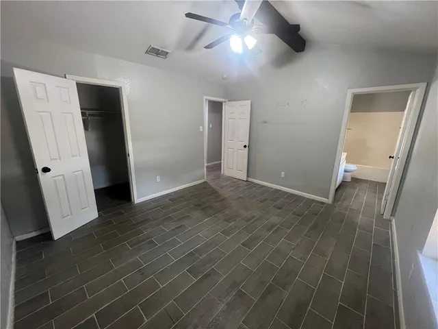 wooden floor in an empty room