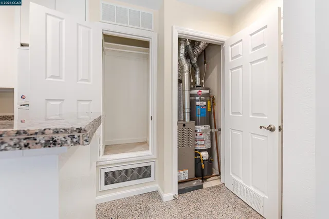 a view of a bathroom from a hallway