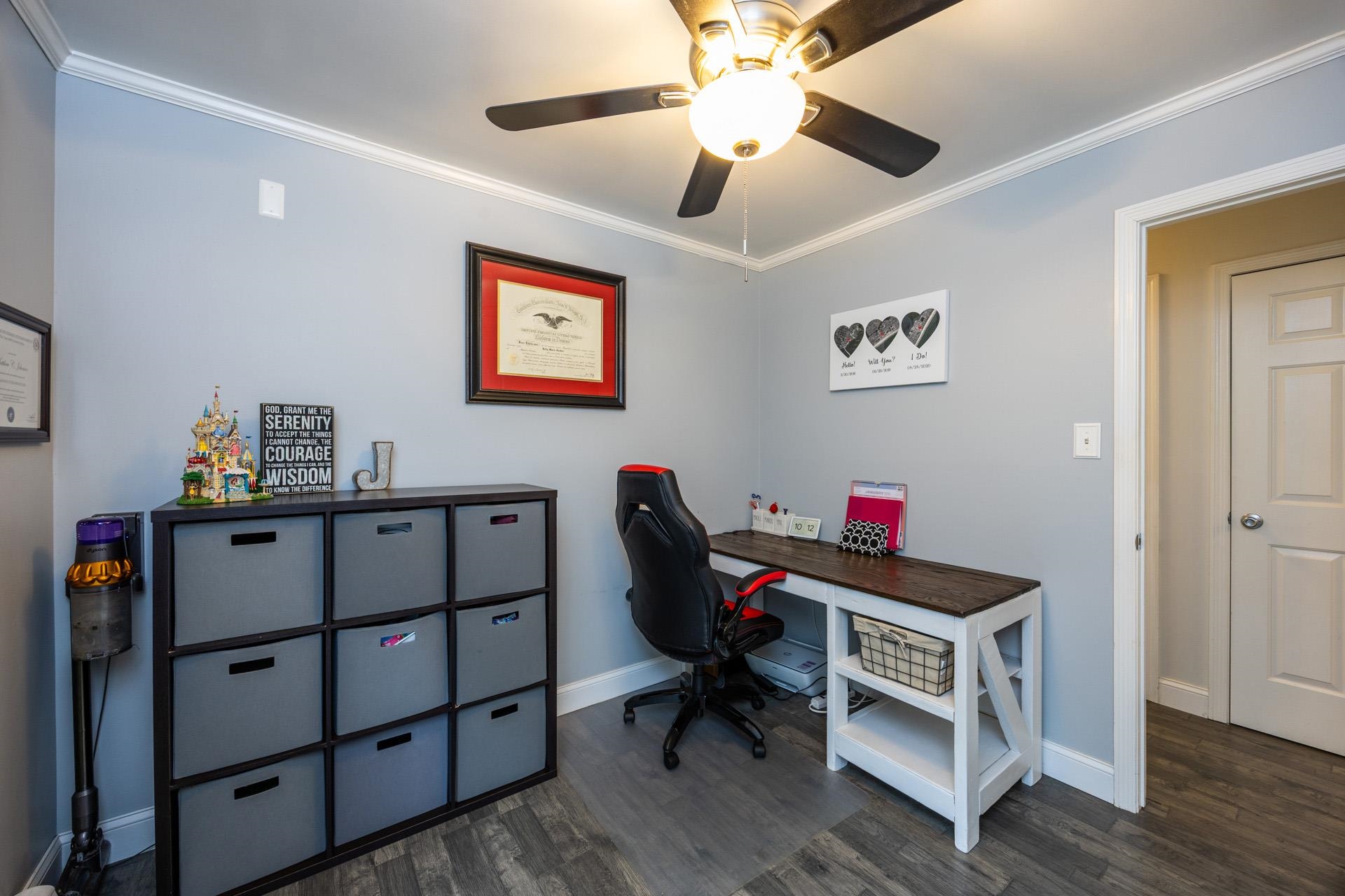 405 Old Goshen Road Ocean View, NJ 08230 - Photo 18 of 38 a workspace with furniture and wooden floor