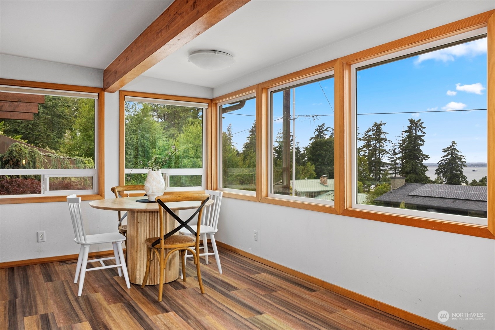 117 Underhill Road Bellingham, WA 98225 - Photo 16 of 40 a view of a dining room with furniture window and outside view