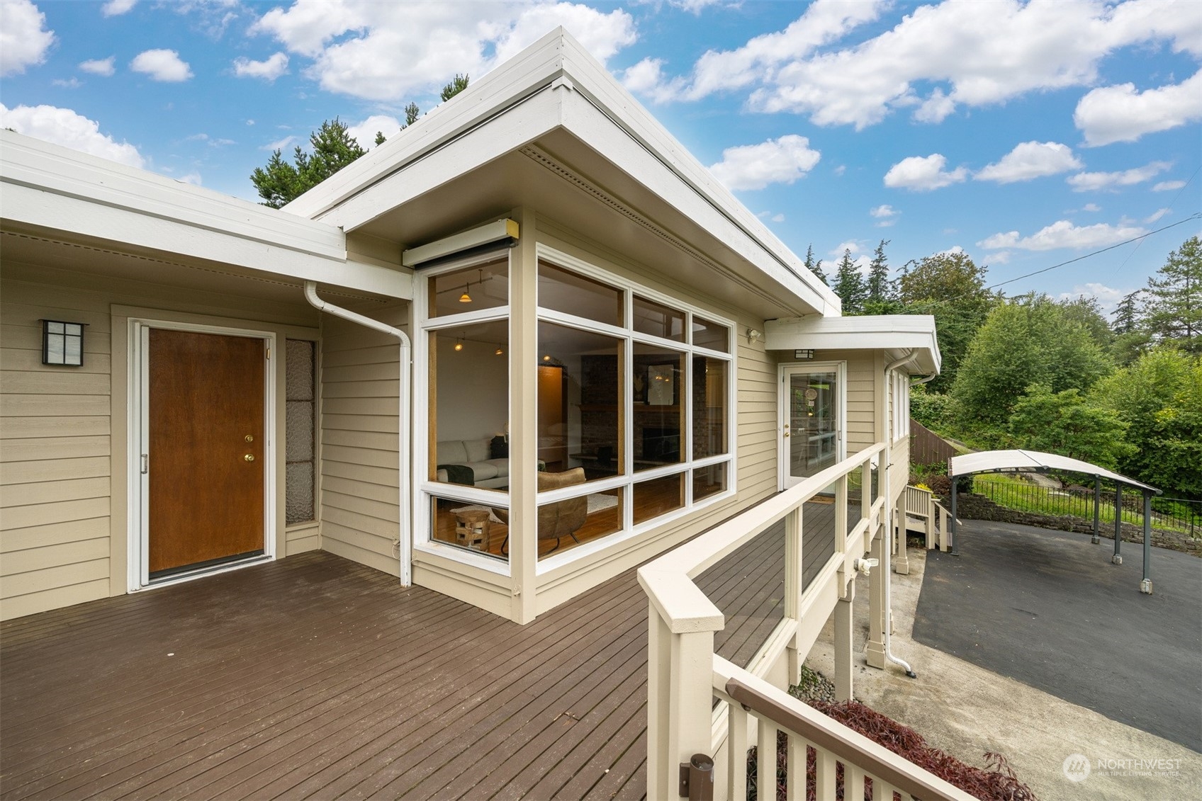 117 Underhill Road Bellingham, WA 98225 - Photo 6 of 40 a view of a house with wooden deck