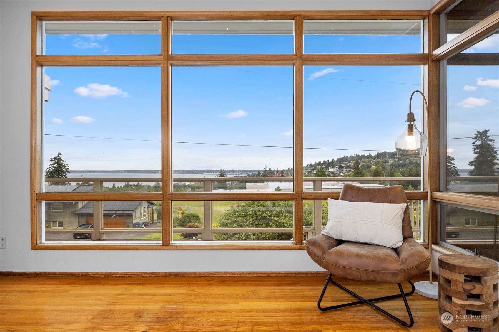 117 Underhill Road Bellingham, WA 98225 - Photo 9 of 40 a view of a lake from a window