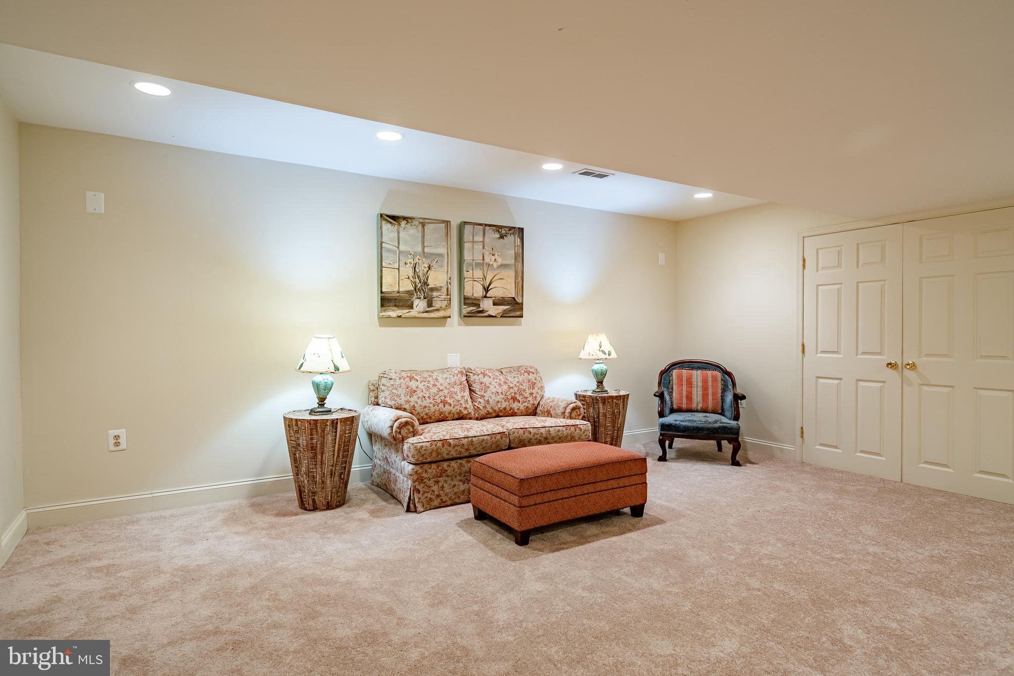 126 Hamilton Road Landenberg, PA 19350 - Photo 44 of 80 Finished Lower Level Sitting Area Or Media Room