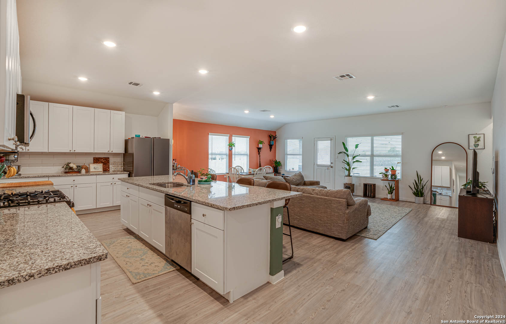14606 Somerset Mill San Antonio, TX 78254 - Photo 6 of 19 a large kitchen with stainless steel appliances lots of counter top space