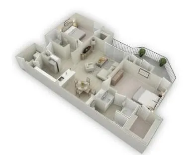 a close up of a white bed in a white room