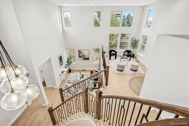 a view of a living room and a window