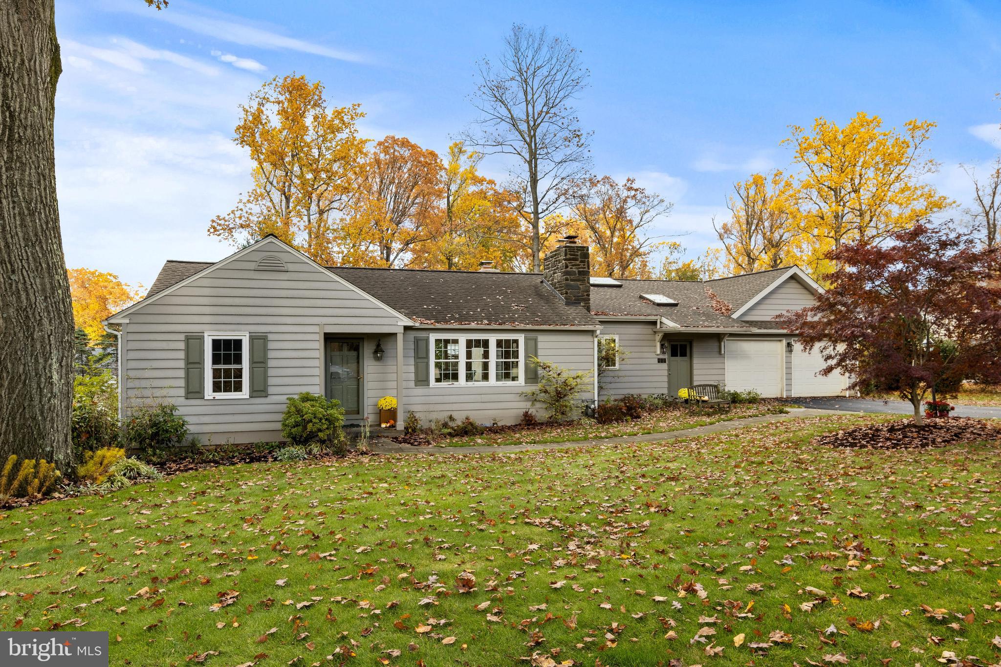 455 Red Fox Road Wayne, PA 19087 - Photo 1 of 41 Coverred Front Entry with slate walkway