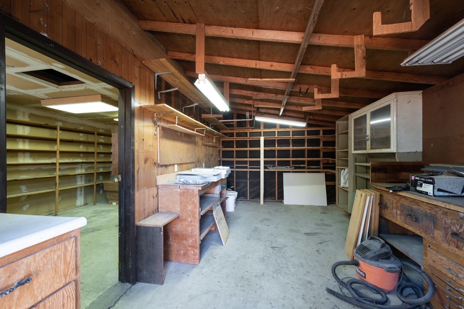 24 East Abbey Street Winters, CA 95694 - Photo 30 of 36 Interior on the right hand side has a wide sliding door for larger equipment.