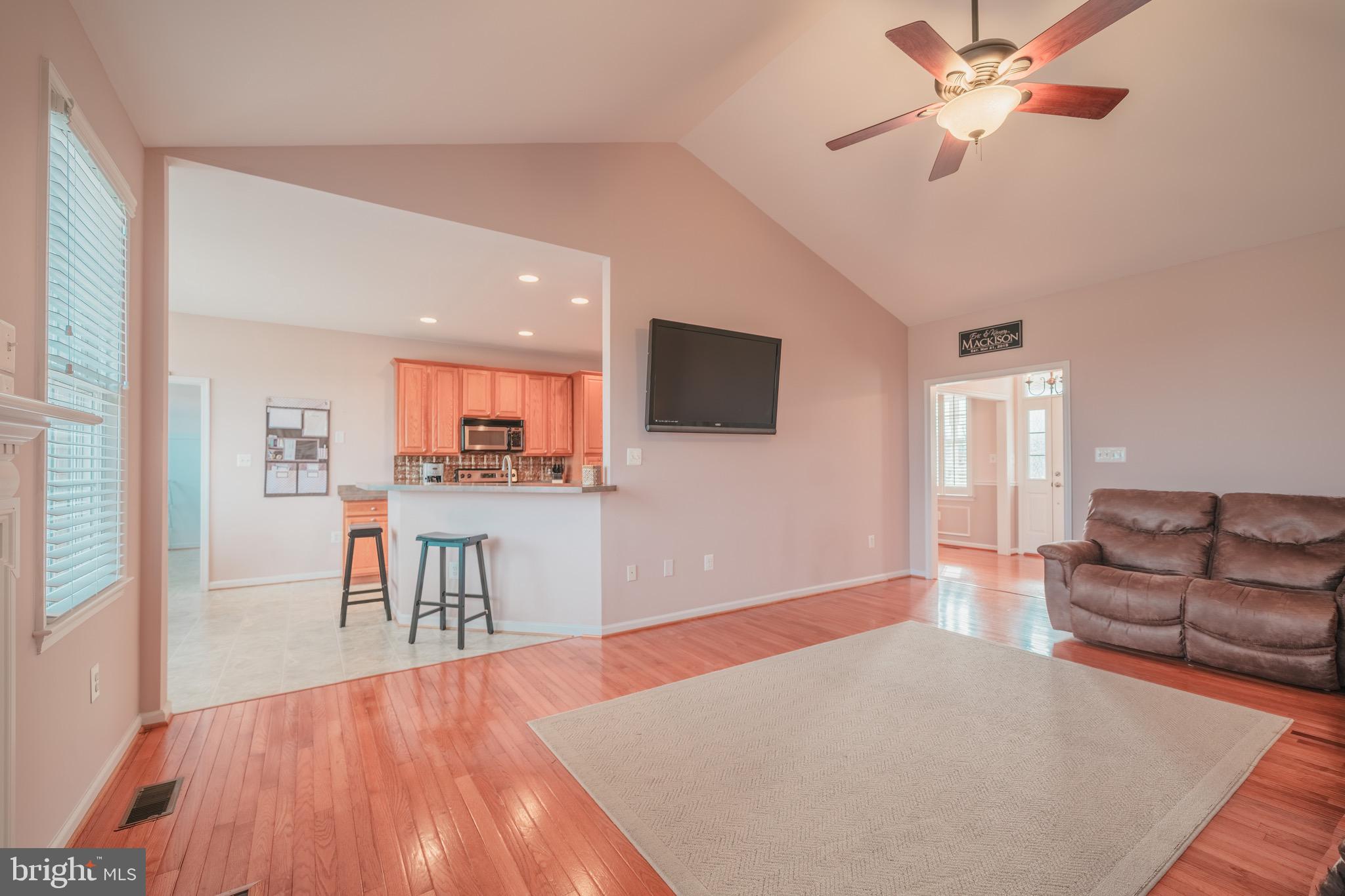 15186 Spring Ridge Road Culpeper, VA 22701 - Photo 5 of 36 Open floor view into the large Gourmet Kitchen