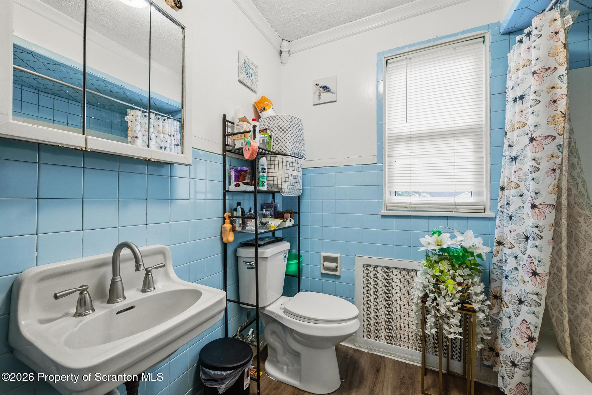 433 Willow Street Scranton, PA 18505 - Photo 23 of 61 a bathroom with a sink toilet and shower