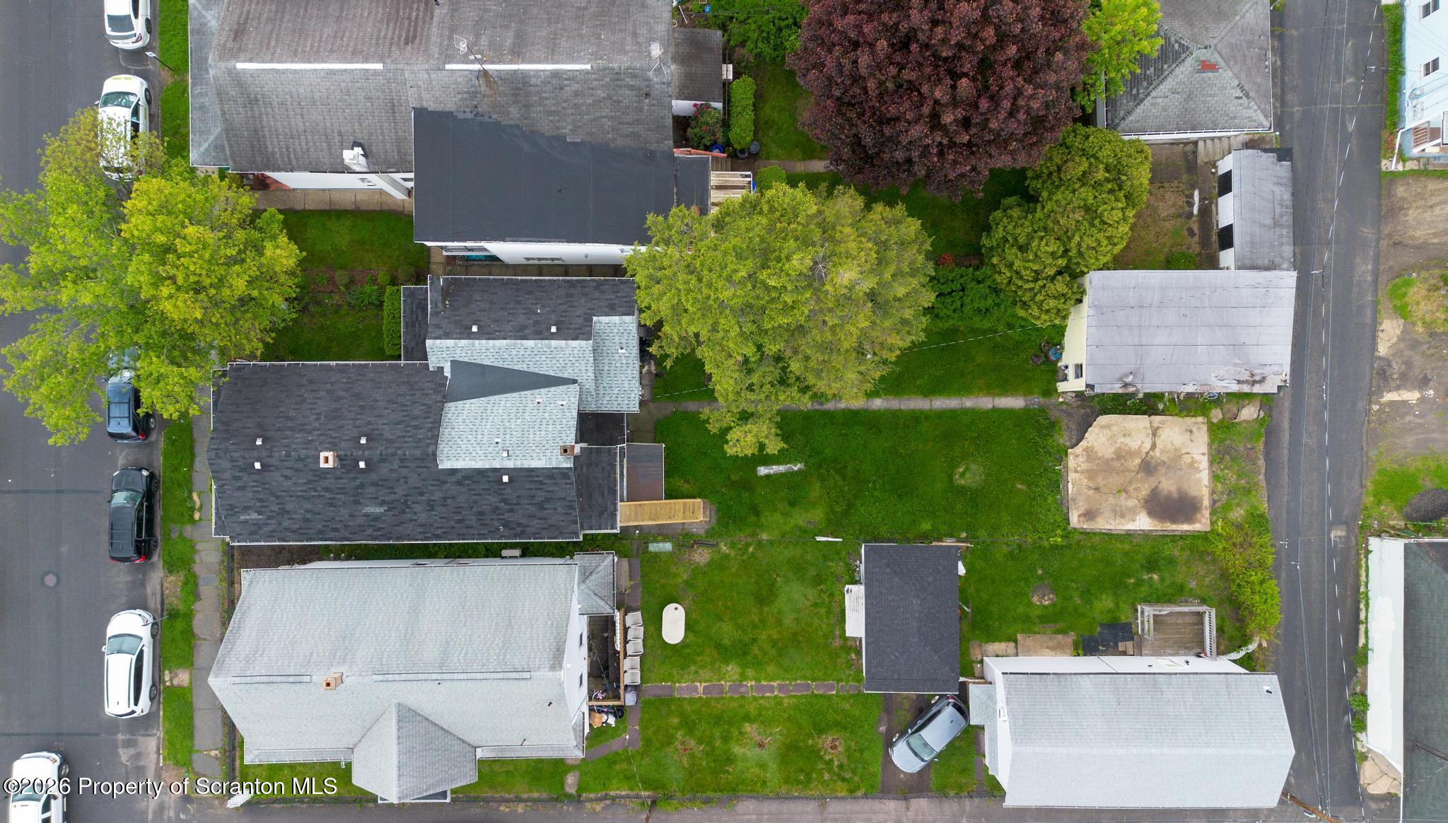 433 Willow Street Scranton, PA 18505 - Photo 60 of 61 an aerial view of a house with a yard