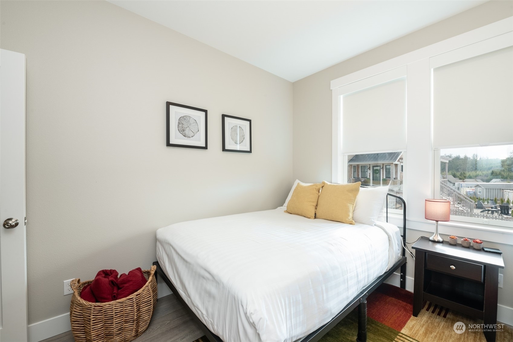 16 Barnhill Loop Pacific Beach, WA 98571 - Photo 15 of 31 a bedroom with a bed and a window