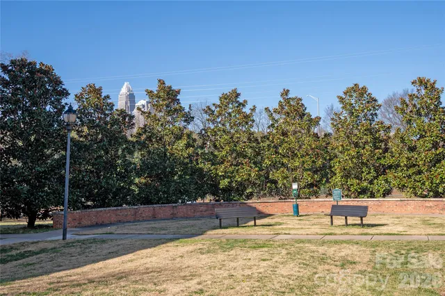 a view of outdoor space with sign board