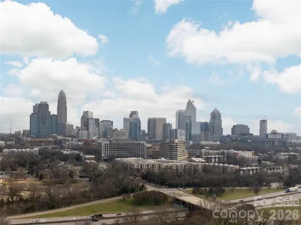 a view of a multi story building