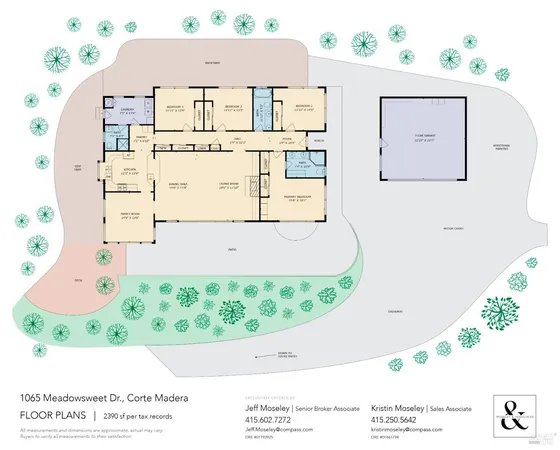 $2,595,000 | 1065 Meadowsweet Drive, Corte Madera, CA 94925