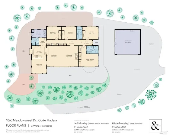 $2,595,000 | 1065 Meadowsweet Drive, Corte Madera, CA 94925
