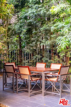 a view of a chairs and couch in the backyard