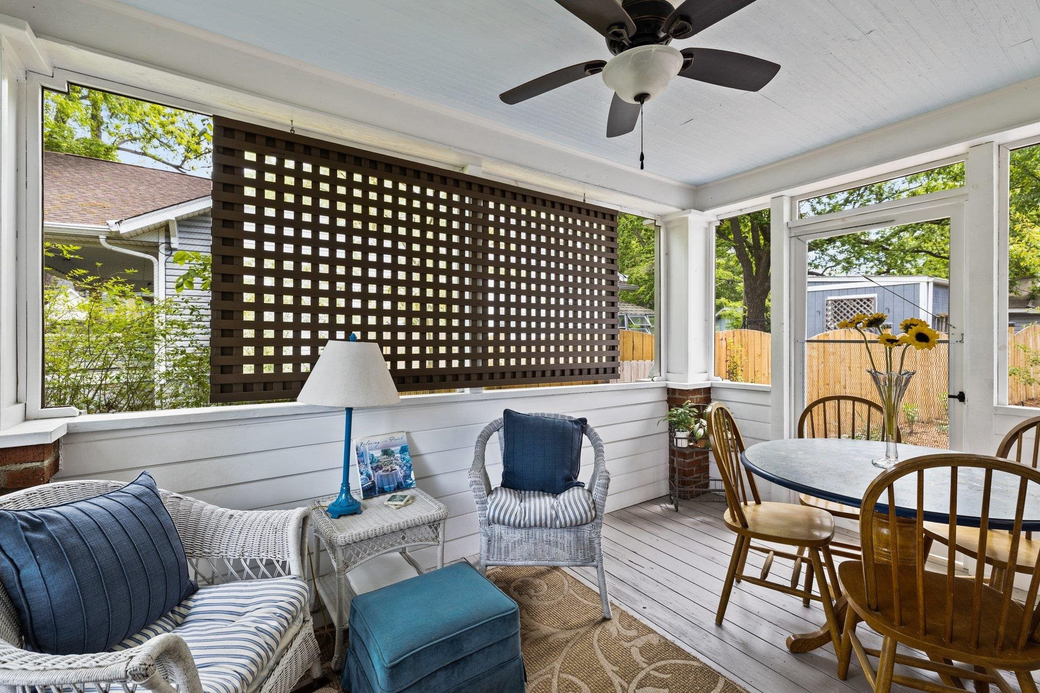 2305 Chapel Hill Road Durham, NC 27707 - Photo 7 of 45 Charming second side screened porch for morning coffee
