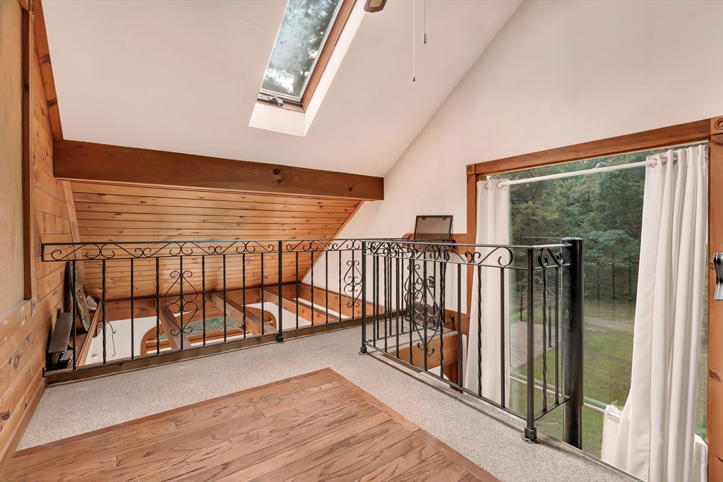 49 R Elm Street Blackstone, MA 01504 - Photo 26 of 42 a view of a balcony with wooden floor