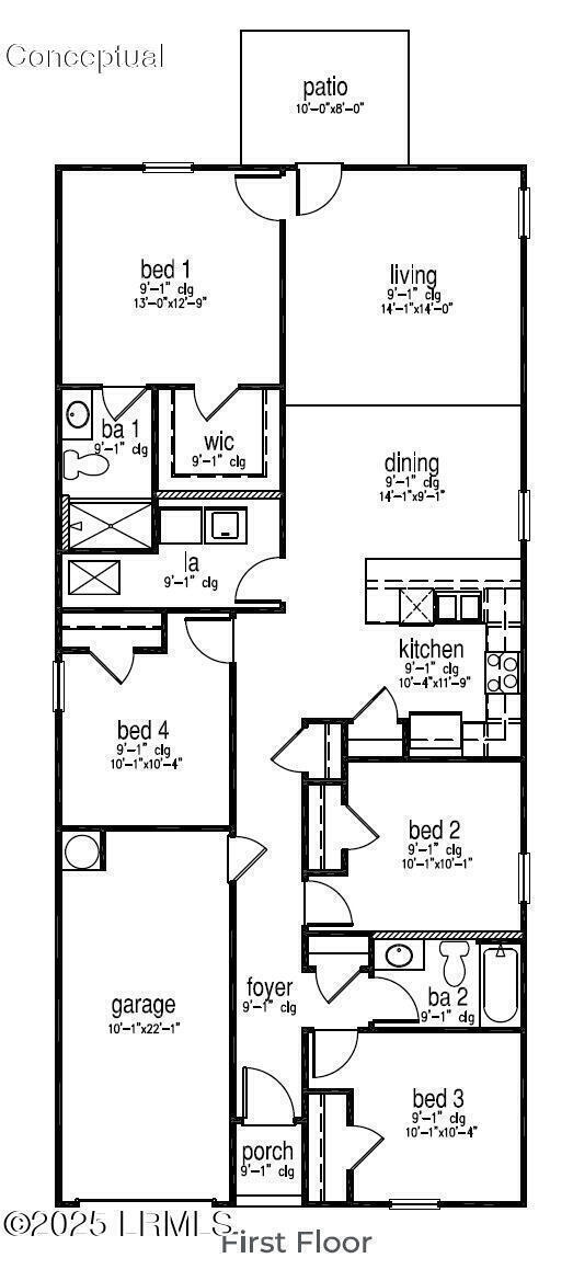 340 Holiday Street Ridgeland, SC 29936 - Photo 2 of 39 Helena_Floor_plan_Image