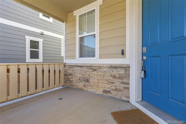 front view of a house with a window