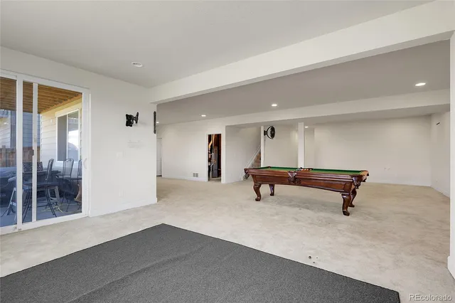 a room with table tennis table