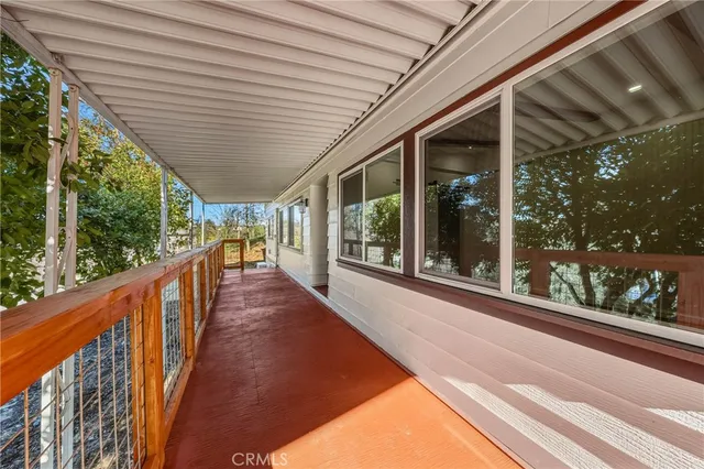 a view of front door