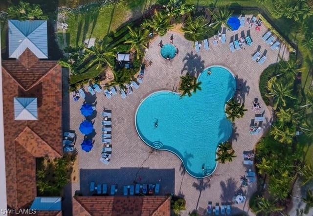 3144 Sundance Circle Naples, FL 34109 - Photo 24 of 26 Drone / aerial view of a pool