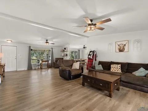 429 Private Road Big Sandy, TX 75755 - Photo 17 of 24 Living room with wood finished floors