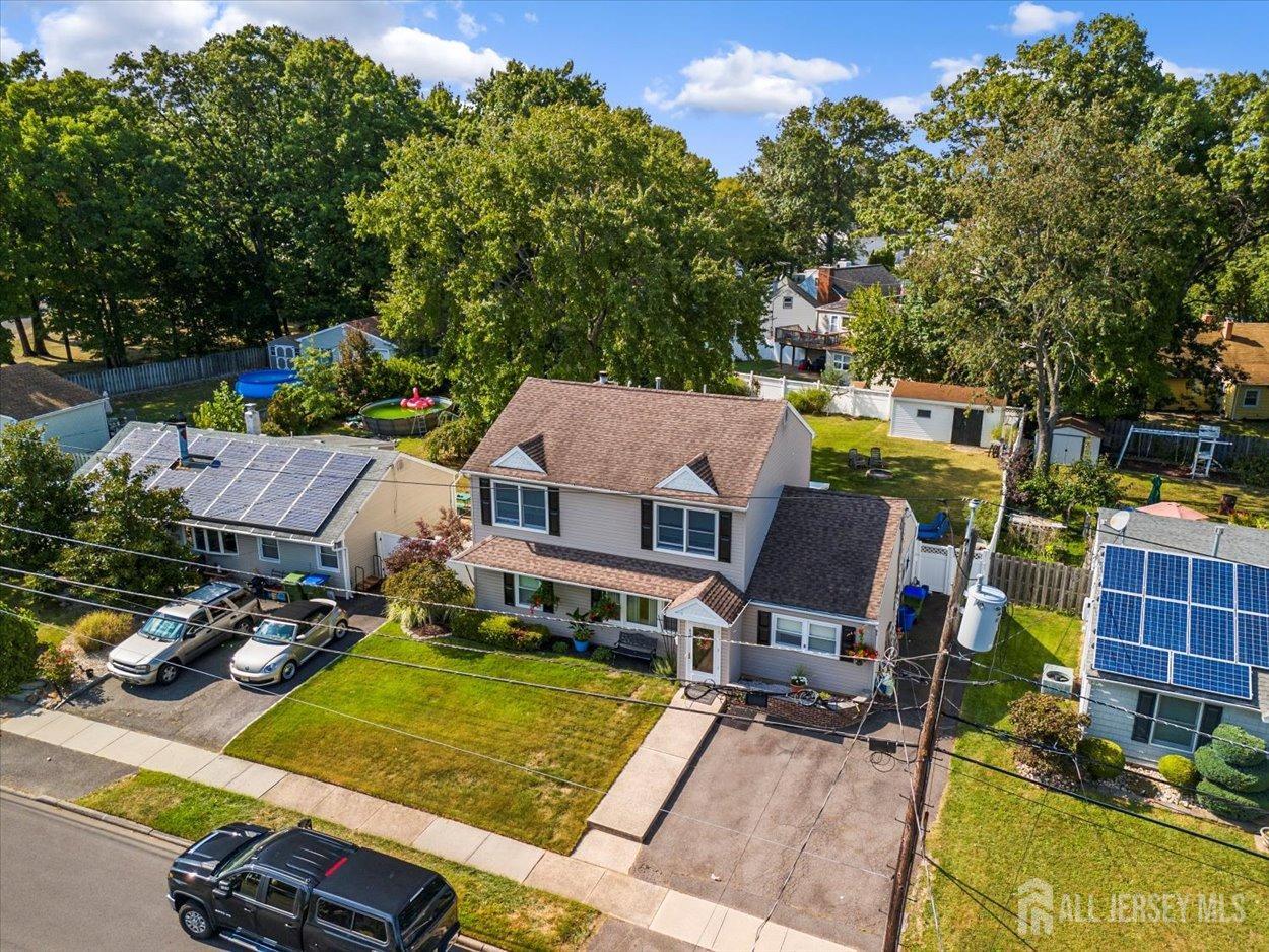 63 Glenville Road Edison, NJ 08817 - Photo 34 of 38 an aerial view of a house with garden space and street view