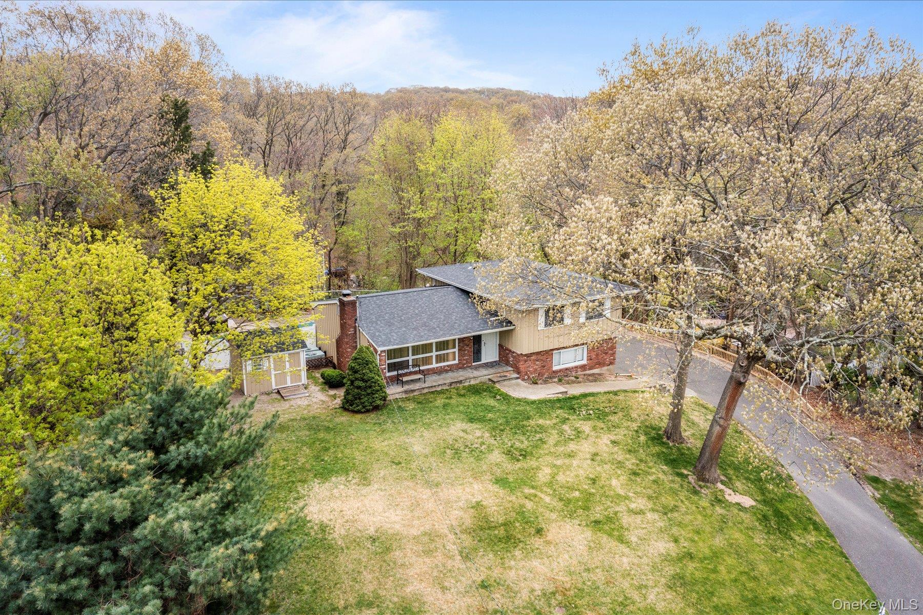 6 George Court Miller Place, NY 11764 - Photo 28 of 33 a aerial view of a house with a yard