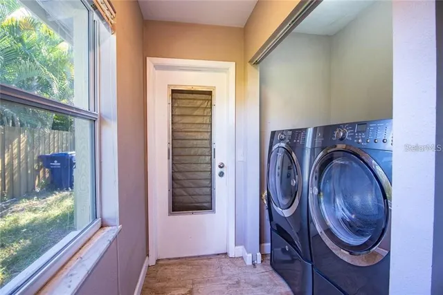 a view of storage and utility room