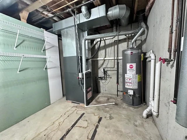 a view of a storage room