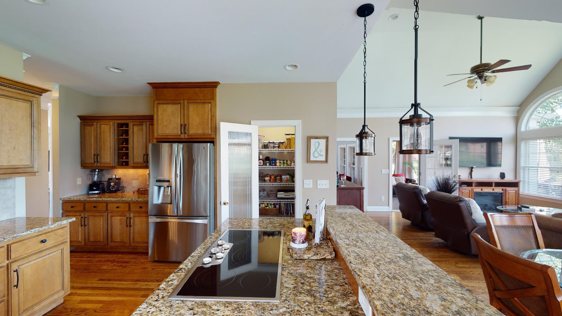 420 Ridgecrest Lane Lebanon, TN 37087 - Photo 13 of 29 a living room with furniture a rug and a chandelier