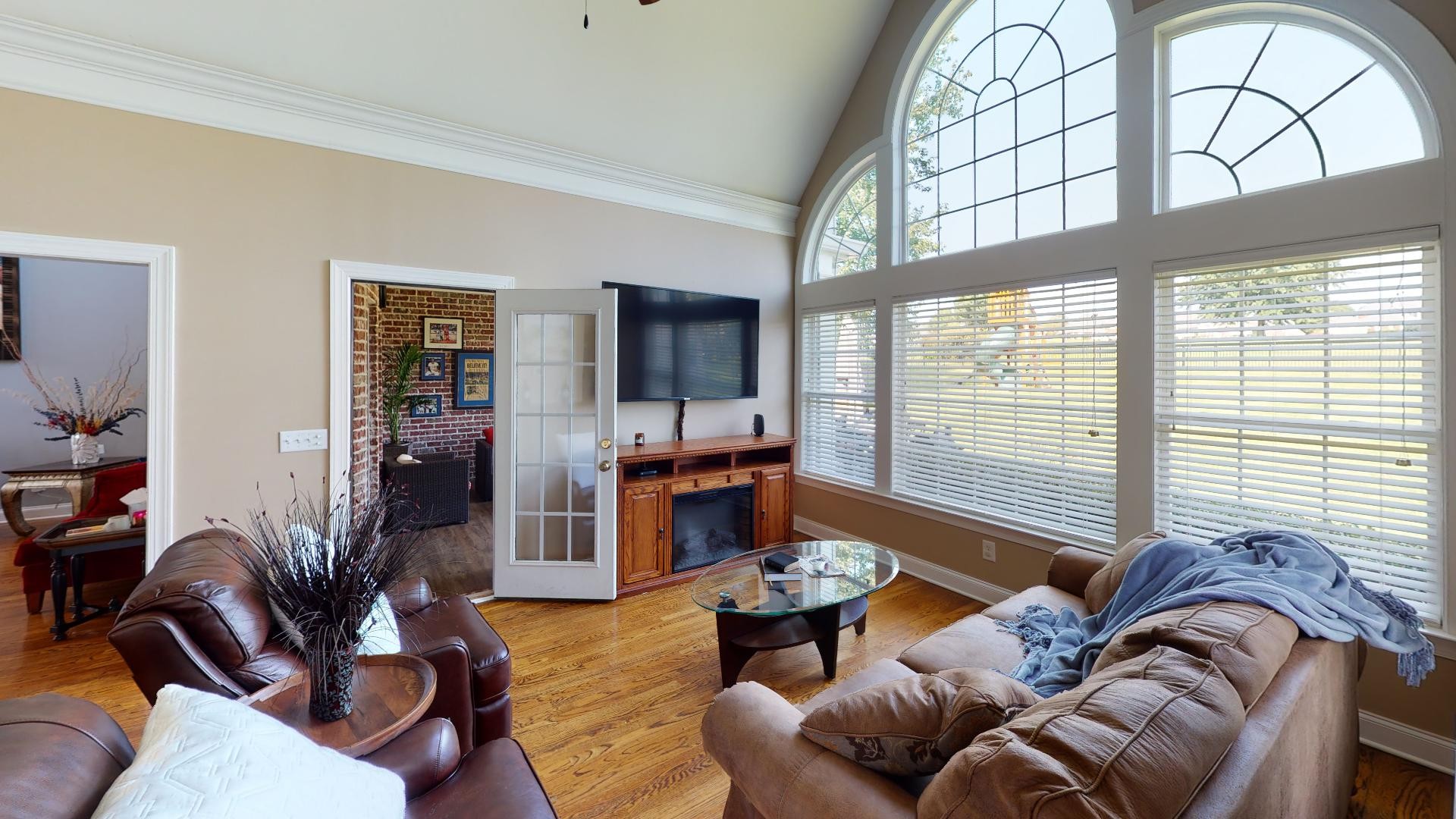 420 Ridgecrest Lane Lebanon, TN 37087 - Photo 14 of 29 a living room with furniture fireplace and a large window