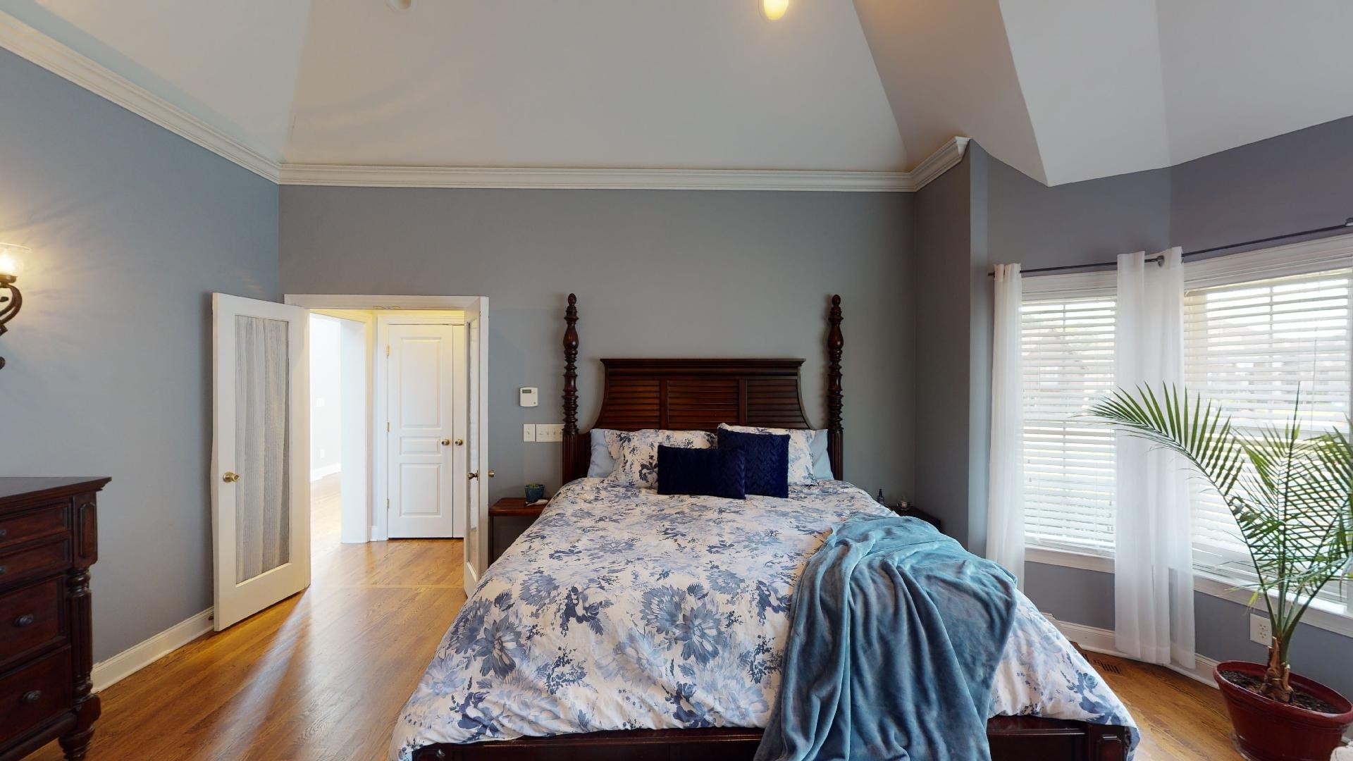 420 Ridgecrest Lane Lebanon, TN 37087 - Photo 9 of 29 a bedroom with a large bed and a tv