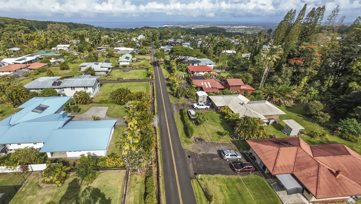 1808 Waianuenue Avenue Hilo, HI 96720 - Photo 30 of 30 an aerial view of residential houses with outdoor space