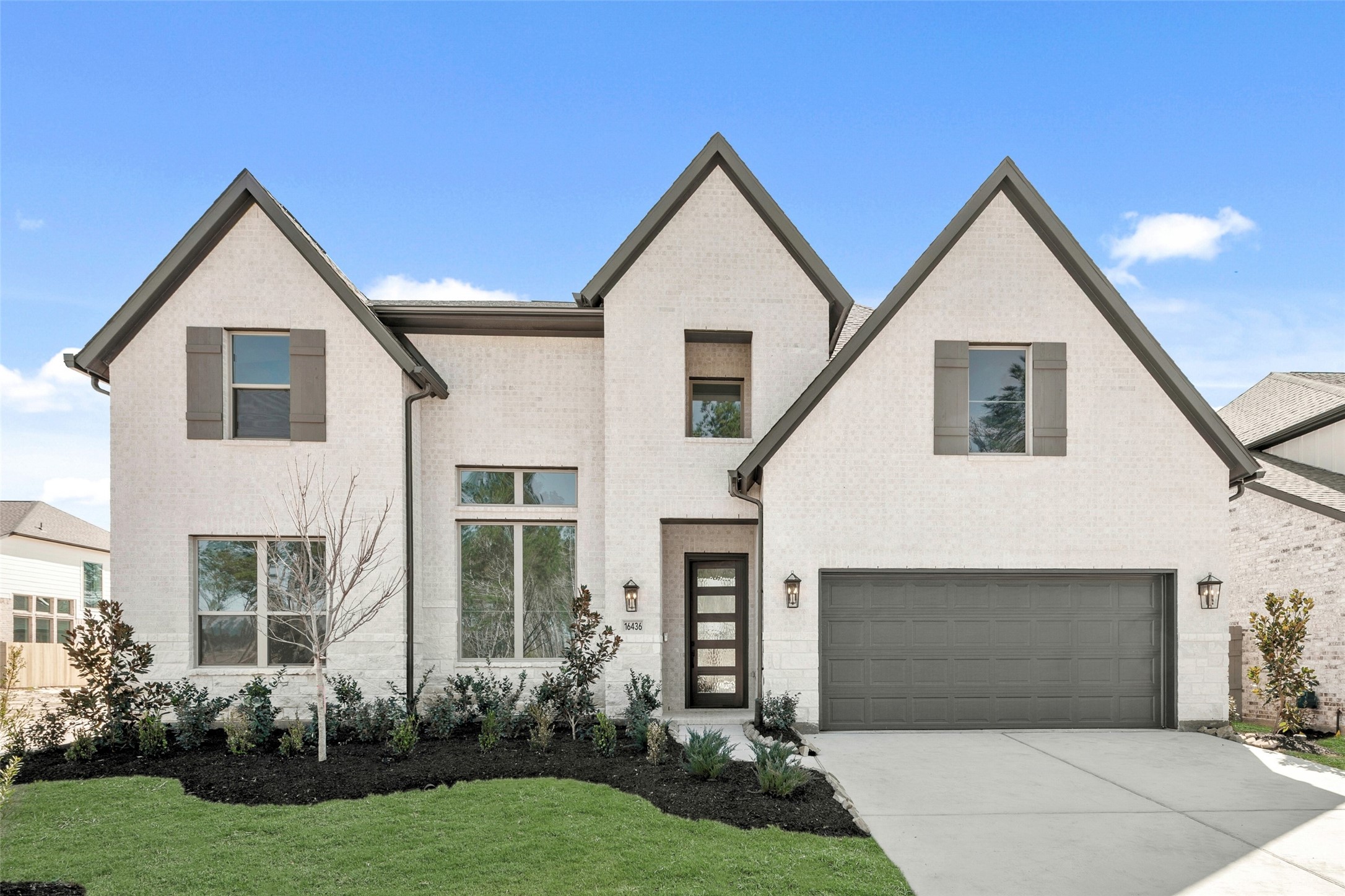 16436 Cat Court Conroe, TX 77302 - Photo 1 of 29 Move in ready. Westin Homes *New Construction* Cameron plan. Grass is digitally enhanced.