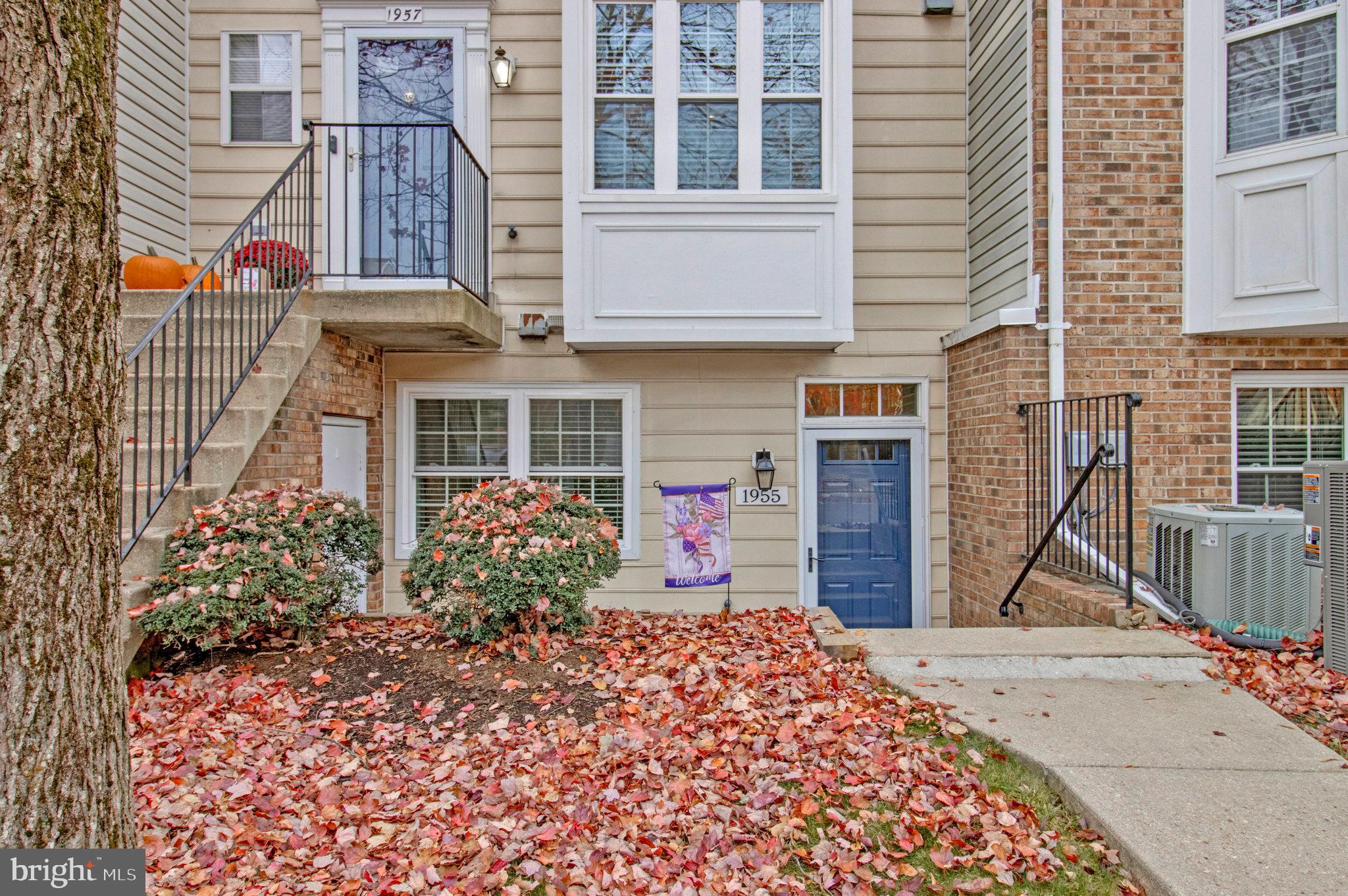 a front view of a building