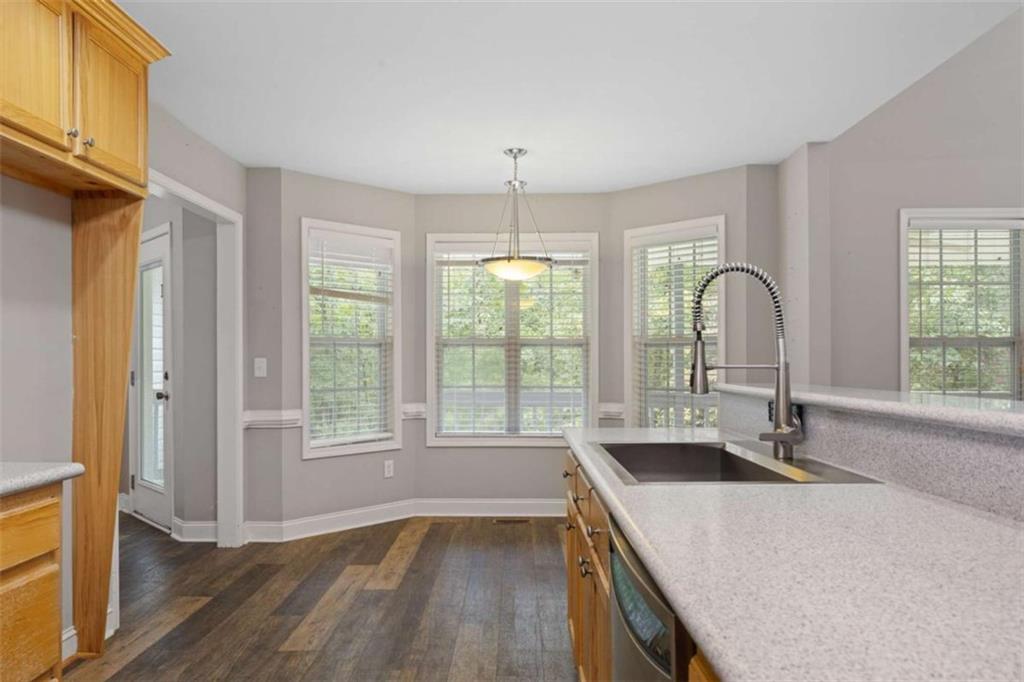 9375 Brian Boulevard Winston, GA 30187 - Photo 21 of 70 a kitchen with a sink a counter space and a window