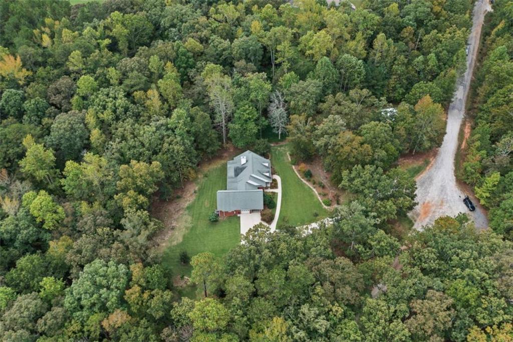9375 Brian Boulevard Winston, GA 30187 - Photo 68 of 70 an aerial view of a house with a yard and trees all around