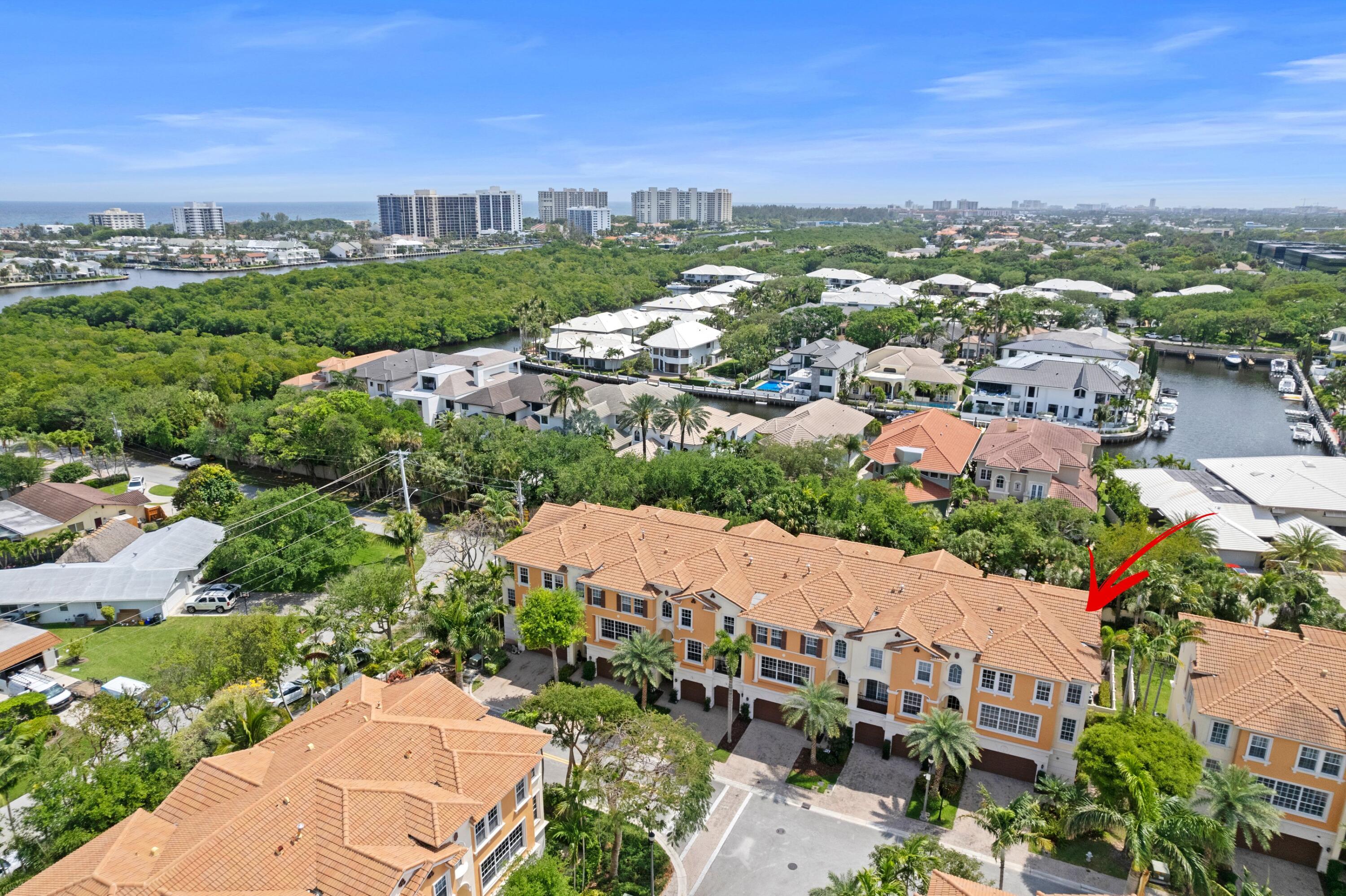 648 Northeast Francesca Lane Boca Raton, FL 33487 - Photo 37 of 40 an aerial view of multiple house