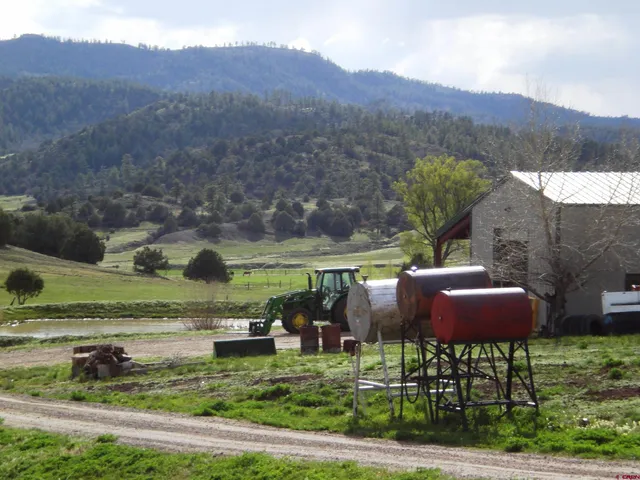 a view of yard with outdoor seating and green space