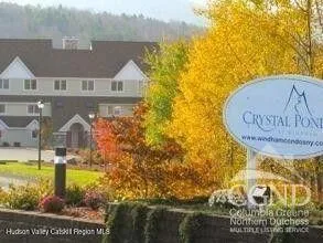 a view of swimming pool with a garden