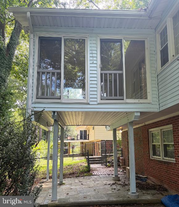 13233 Clifton Road Silver Spring, MD 20904 - Photo 26 of 26 Sun Room and Covered patio