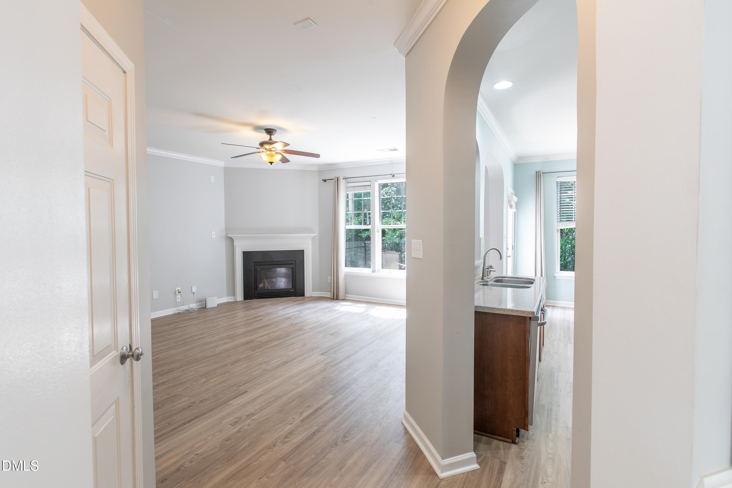 8006 Morrell Lane Durham, NC 27713 - Photo 12 of 38 a view of a livingroom with a fireplace