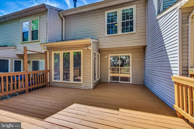 a view of a house with deck